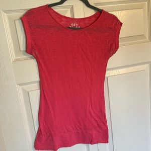 Mudd Sheer Pink Shirt